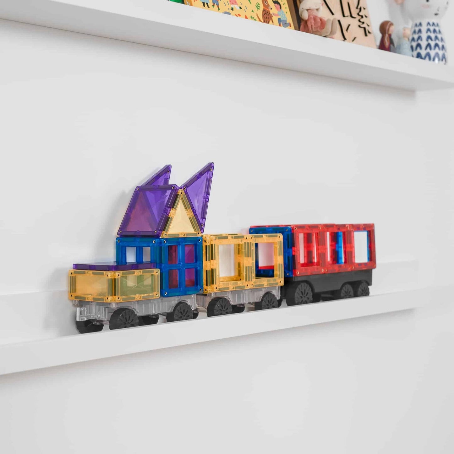 Connetix 50 daliu magnetinis konstruktorius - Transport pack Lavinamieji Zaislai on shelf