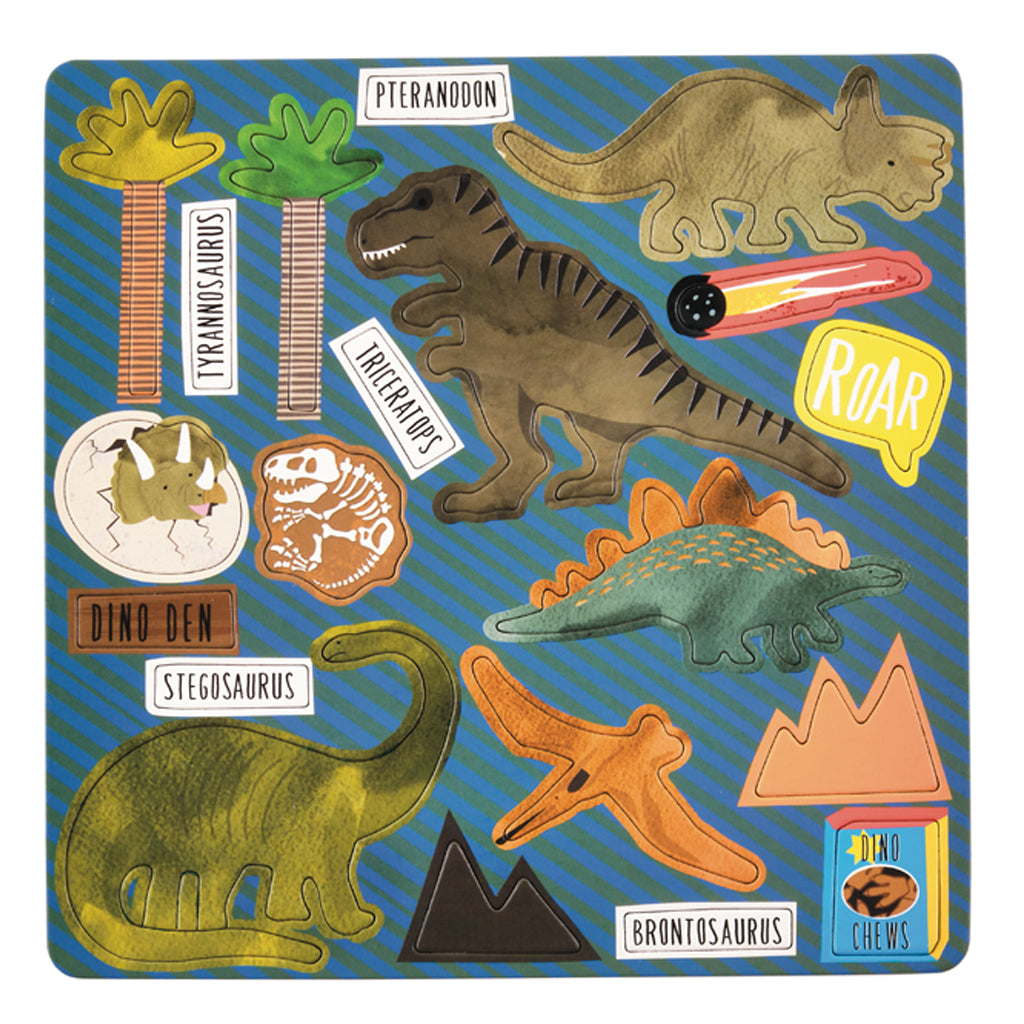 Floss&Rock Dinozaurai Magnetinis zaidimas 4 in 1 edukaciniai zaislai lavinamieji zaislai dinosaur figures