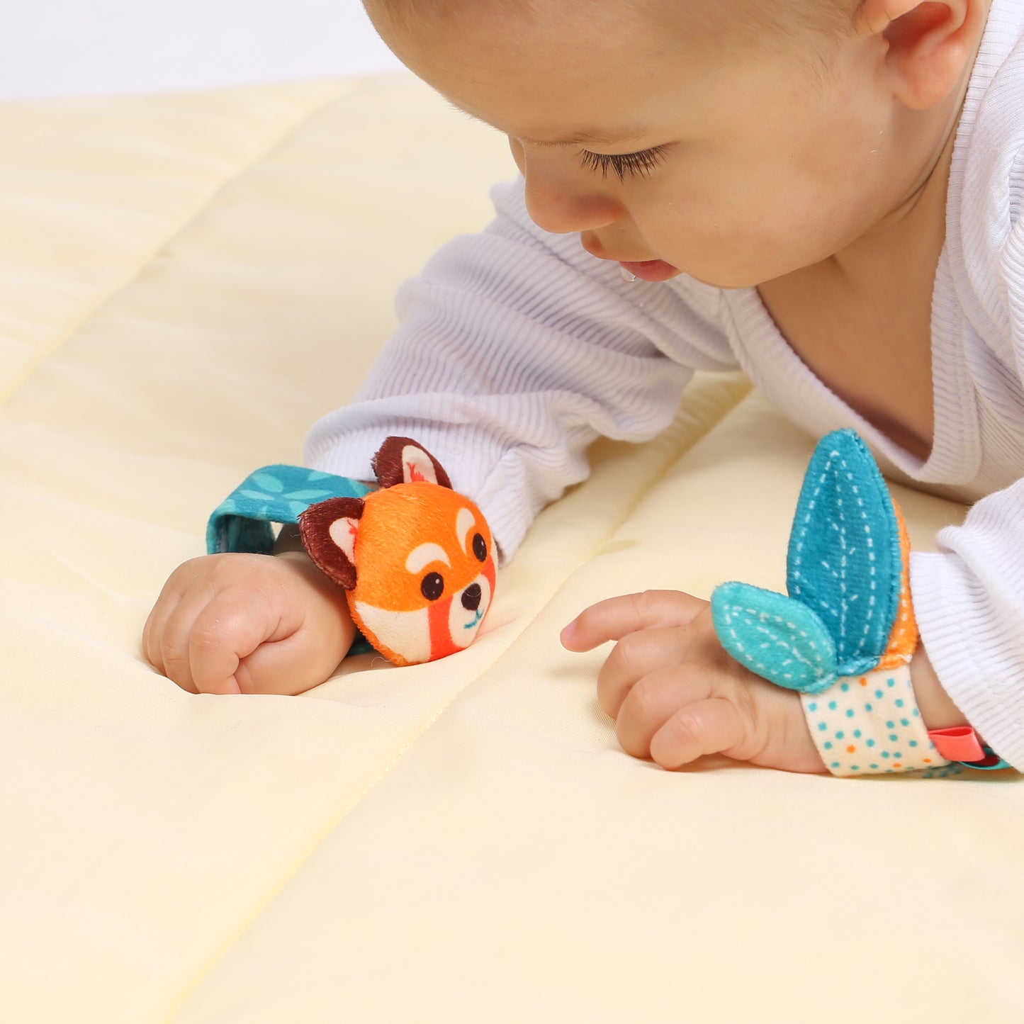LUDI Barskuciai kudikiui ant ranku ir pedu kid playing zaislai smulkiajai motorikai lavinti