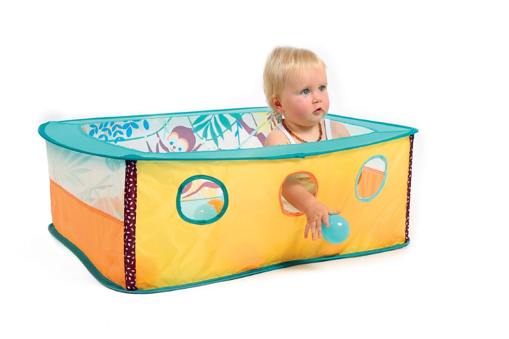 LUDI Dziungles kamuoliuku baseinas kid playing in balls pool