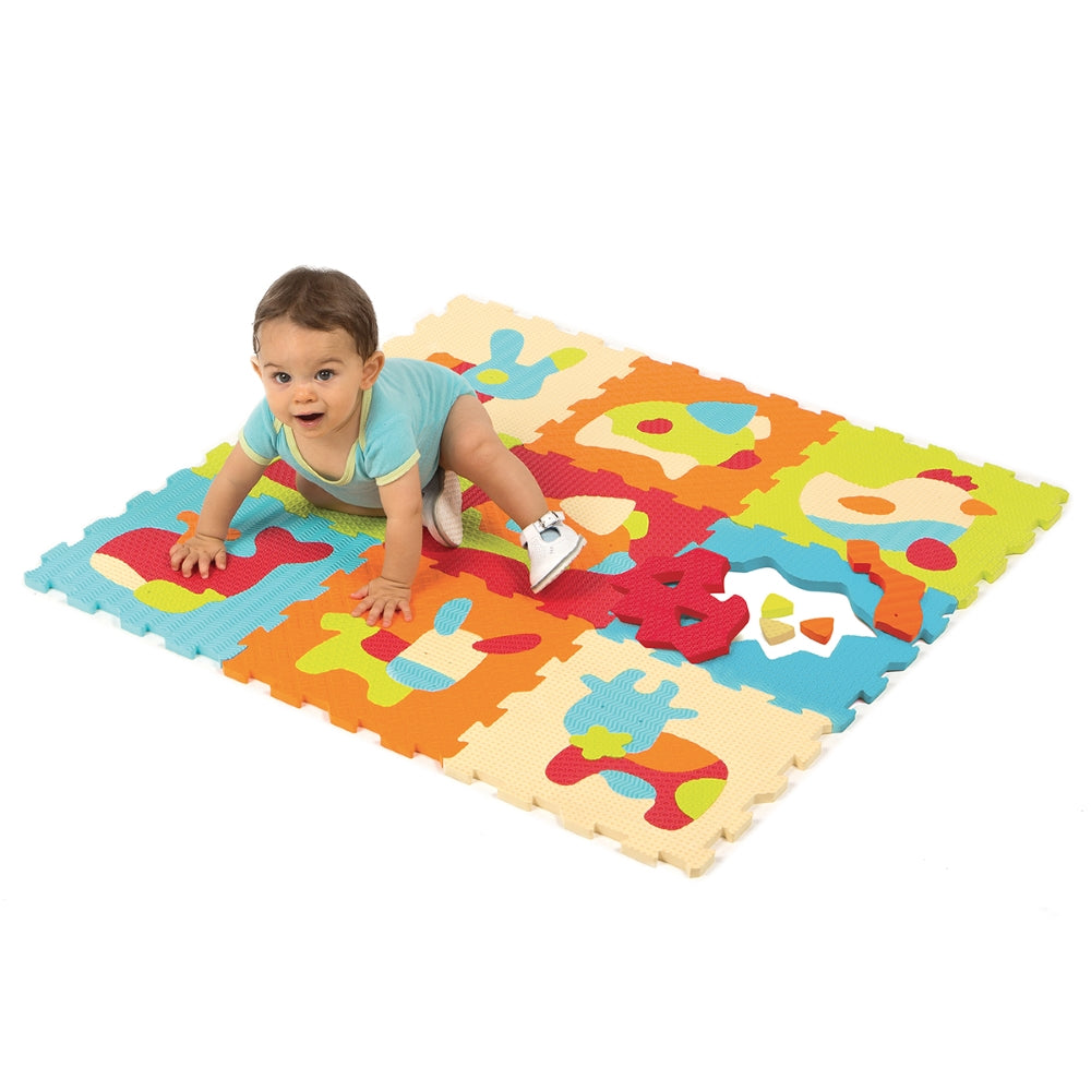 LUDI Gyvunai lavinamasis kilimelis 3D delione kid playing
