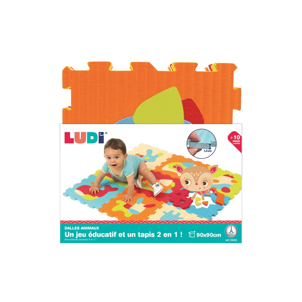 LUDI Gyvunai lavinamasis kilimelis 3D delione packed