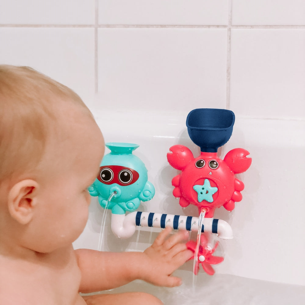 LUDI Krabas vonios zaislas kid playing in bath voniso zaislai vanens zaislai lauko zaislai