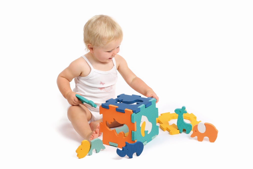 LUDI Mazieji gyvunai lavinamasis kilimelis 3D delione kid playing lavinamieji kilimeliai