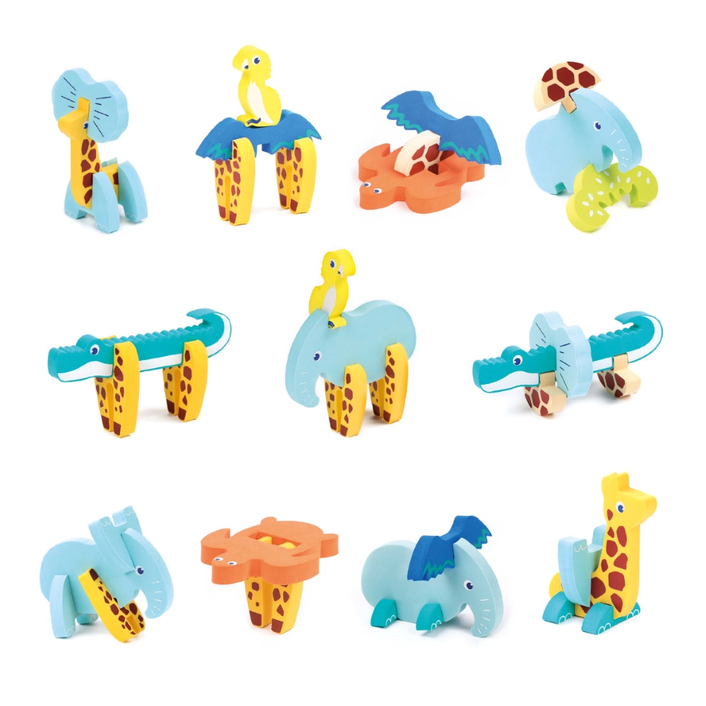 LUDI Safari 3D delione sample animal toys deliones maziems vaikams