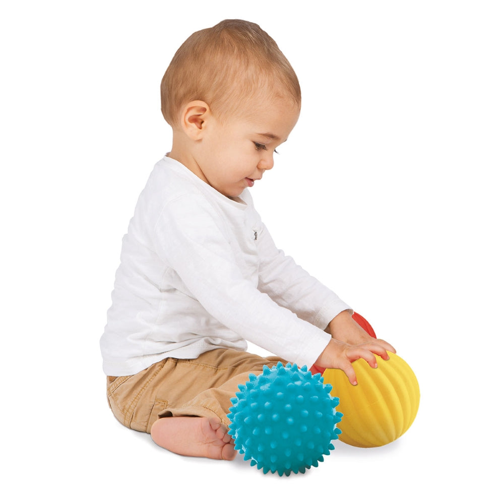 LUDI Sensoriniai kamuoliukai 3 vnt kid playing sensoriniai kamuoliai kudikiu prekes