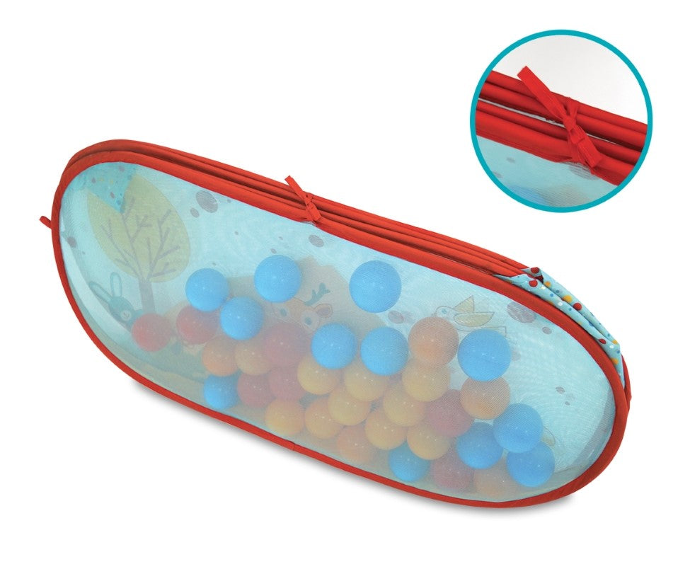 LUDI Triusiukas kamuoliuku baseinas packed in bag