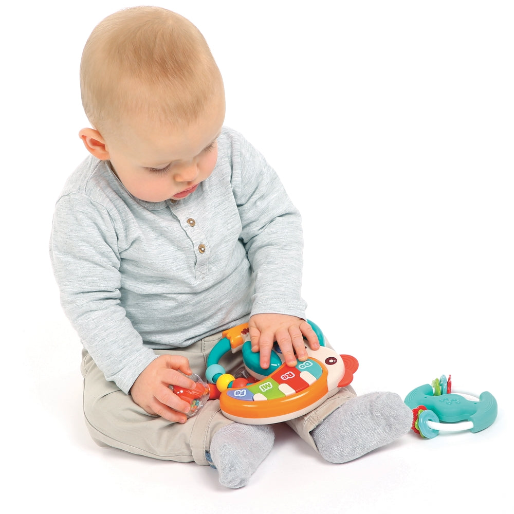 LUDI Tukanas muzikinis zaislas interaktyvus zaislas kid playing sensoriniai zaislai interaktyvus zaislai kudikiams