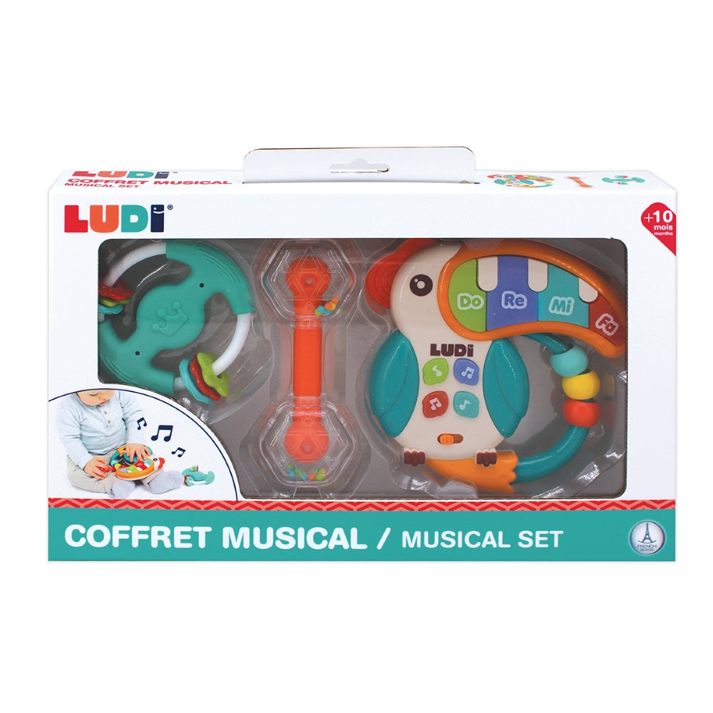 LUDI Tukanas muzikinis zaislas interaktyvus zaislas packed interaktyvus zaislai
