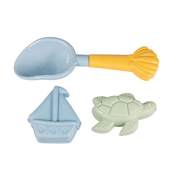 Little Dutch papludimio zaislai formos Sailors Bay 3 daliu rinkinys lauko zaislai vaikams unpacked