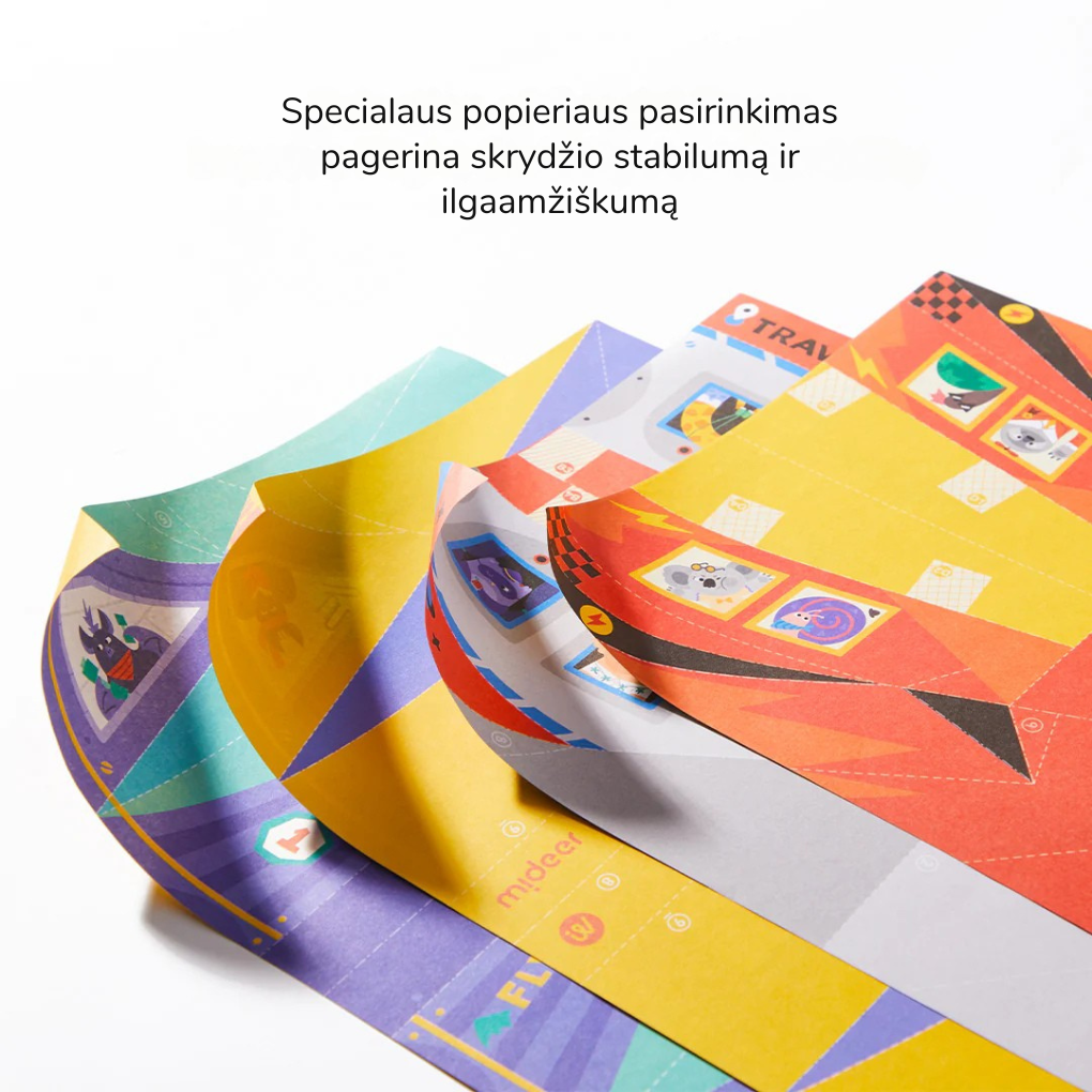 Mideer lektuveliai origami kurybiniai zaislai uzduotys vaikams