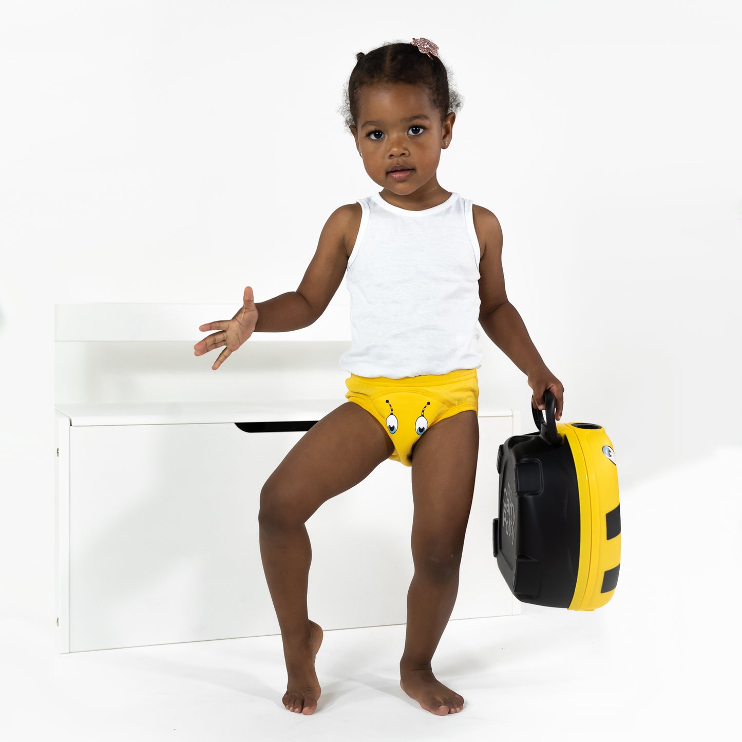 My Carry Potty Bite Mokomosios kelnaites atprastukes 2 3 metai kid wearing at home