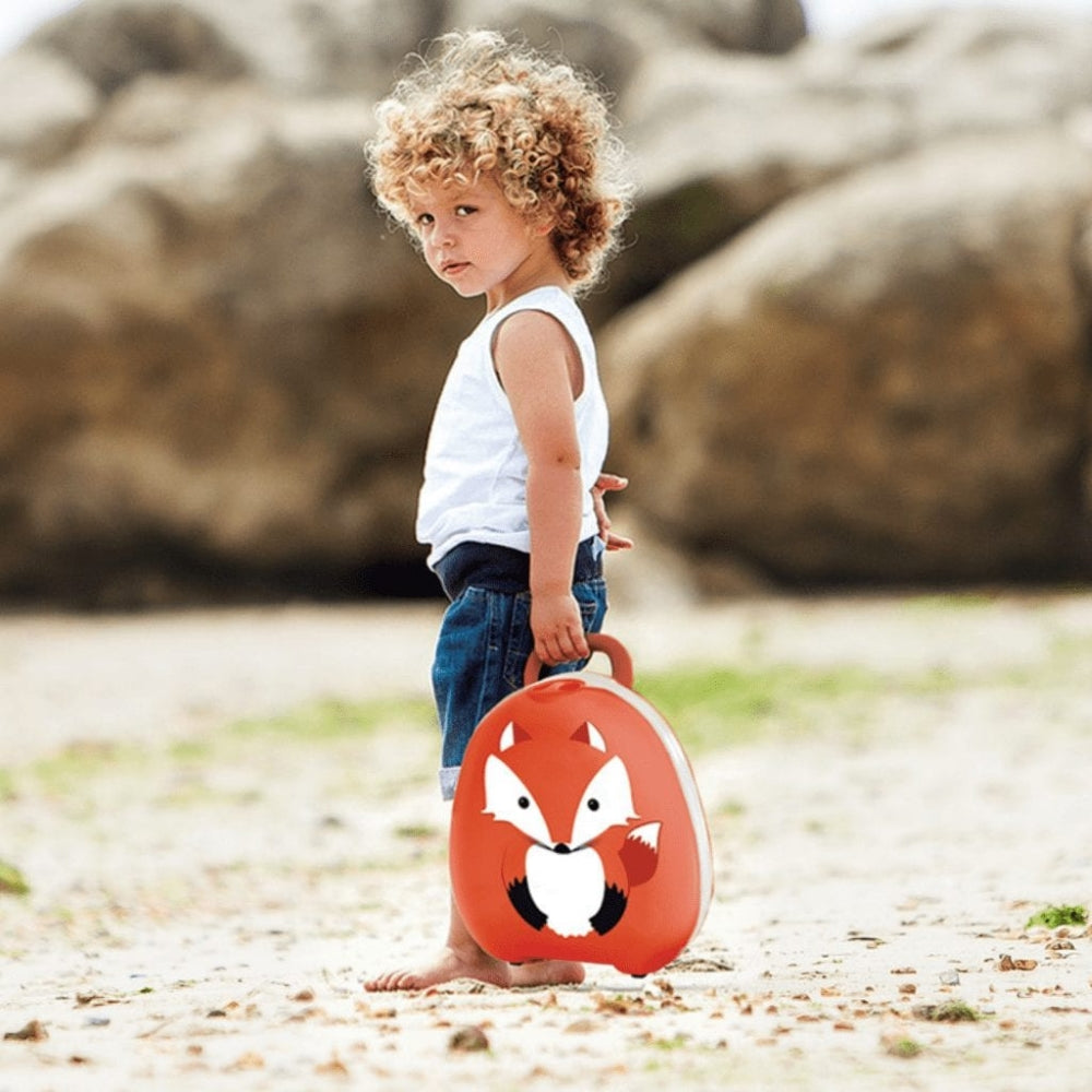 My Carry Potty Lape kelioninis naktipuodis nesiojamas naktipuodis vaikams kid with potty outside
