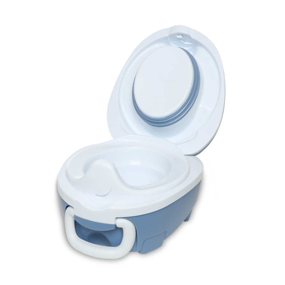 My Carry Potty Melynas pastelinis kelioninis naktipuodis nesiojamas naktipuodis vaikams closeup