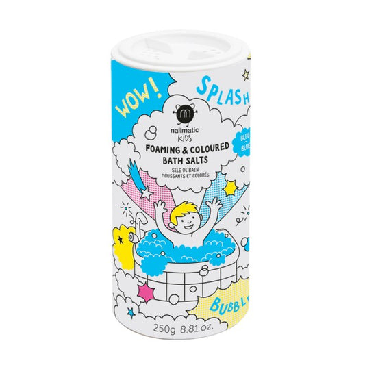 Nailmatic Kids Blue putojanti vonios druska higienos priemones vaikams