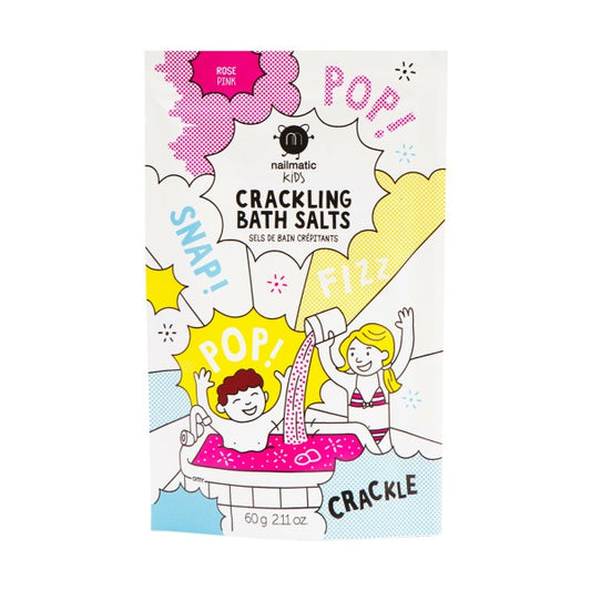 Nailmatic Kids Pink spragsinti vonios druska higienos priemones vaikams