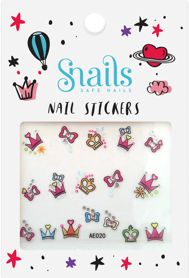 Snails nagu lipdukai Princeses vaikiskas makiazas kosmetika vaikams