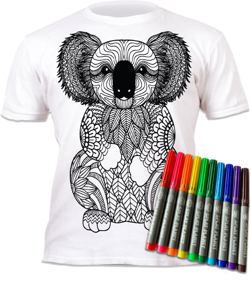 Splat Planet marskineliai su flomasteriais Koala