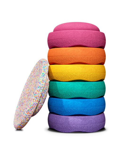 Stapelstein Rainbow Set Classic balansavimo laipteliai