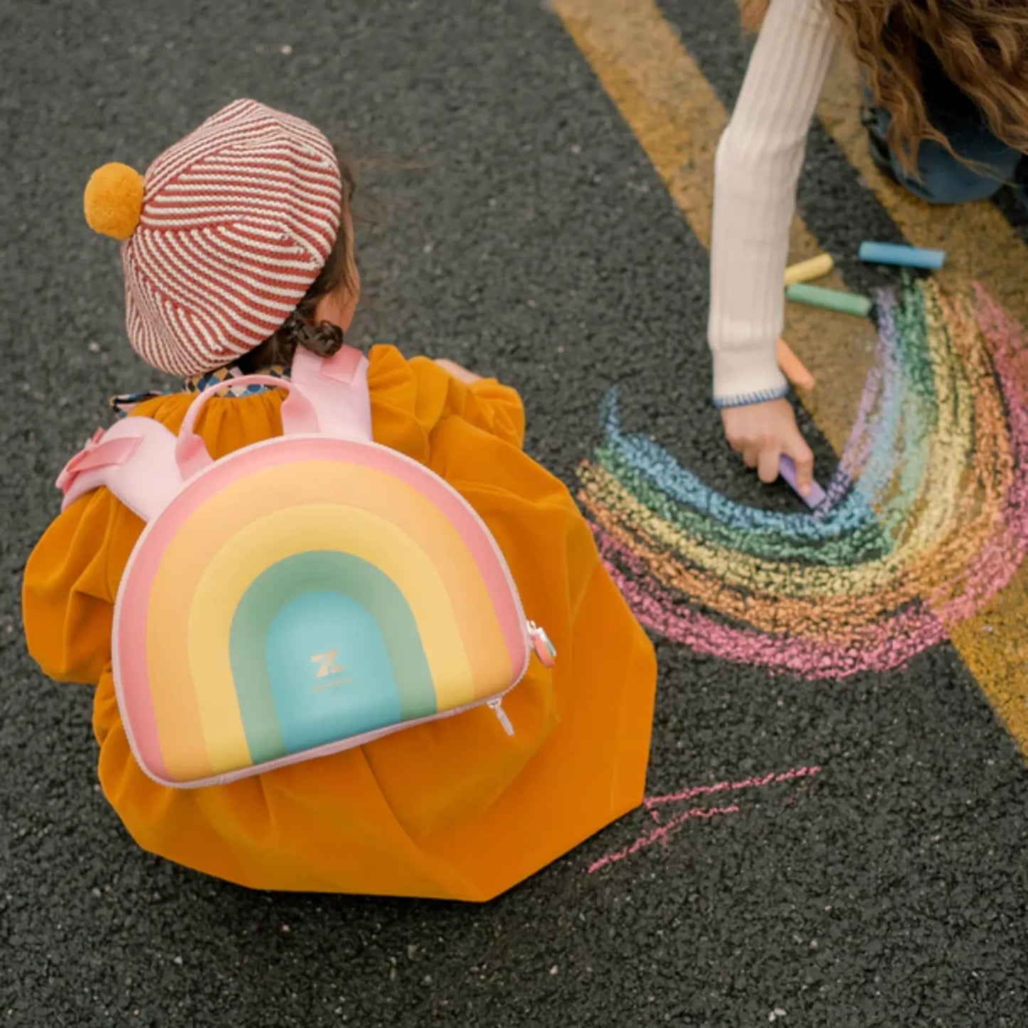 Zoyzoii vaikiska kuprine Rainbow kuprines mergaitems aikiskos kuprines darzelinukams maziems vaikams zoyzoii