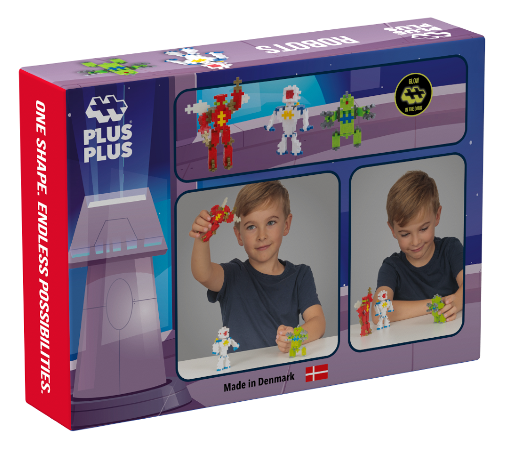 Plus Plus konstruktorius, Robotai, Mini neoninės 170