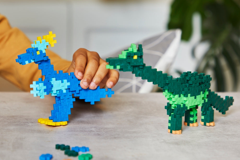 plus plus konstruktorius pradziamokslis dinozaurai 600 detaliu edukaciniai zaislai child playing lavinamieji zaislai