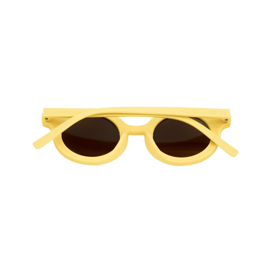Grech&co vaikiski akiniai nuo saules vaikams ir kudikiams Mellow Yellow Back Photo