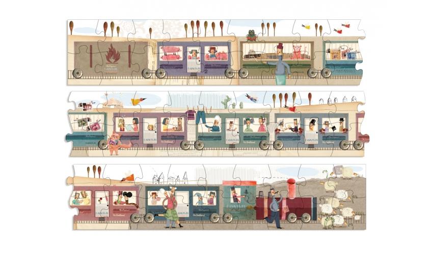 Londji Ilgiausia Delione deliones vaikams Lavinamieji zaislai jigsaw puzzle