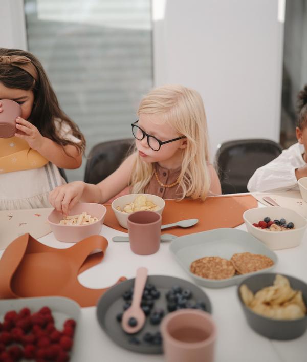 Mushie Blush Puodukai vaikams indai vaikams kids eating