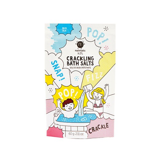 Nailmatic Kids Blue spragsinti vonios druska higienos priemones vaikams ir kudikiams