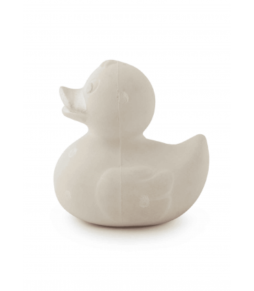 Oli&Carol Naturalus kramtukas Elvis The Duck Anciukas Baltas Side Picture