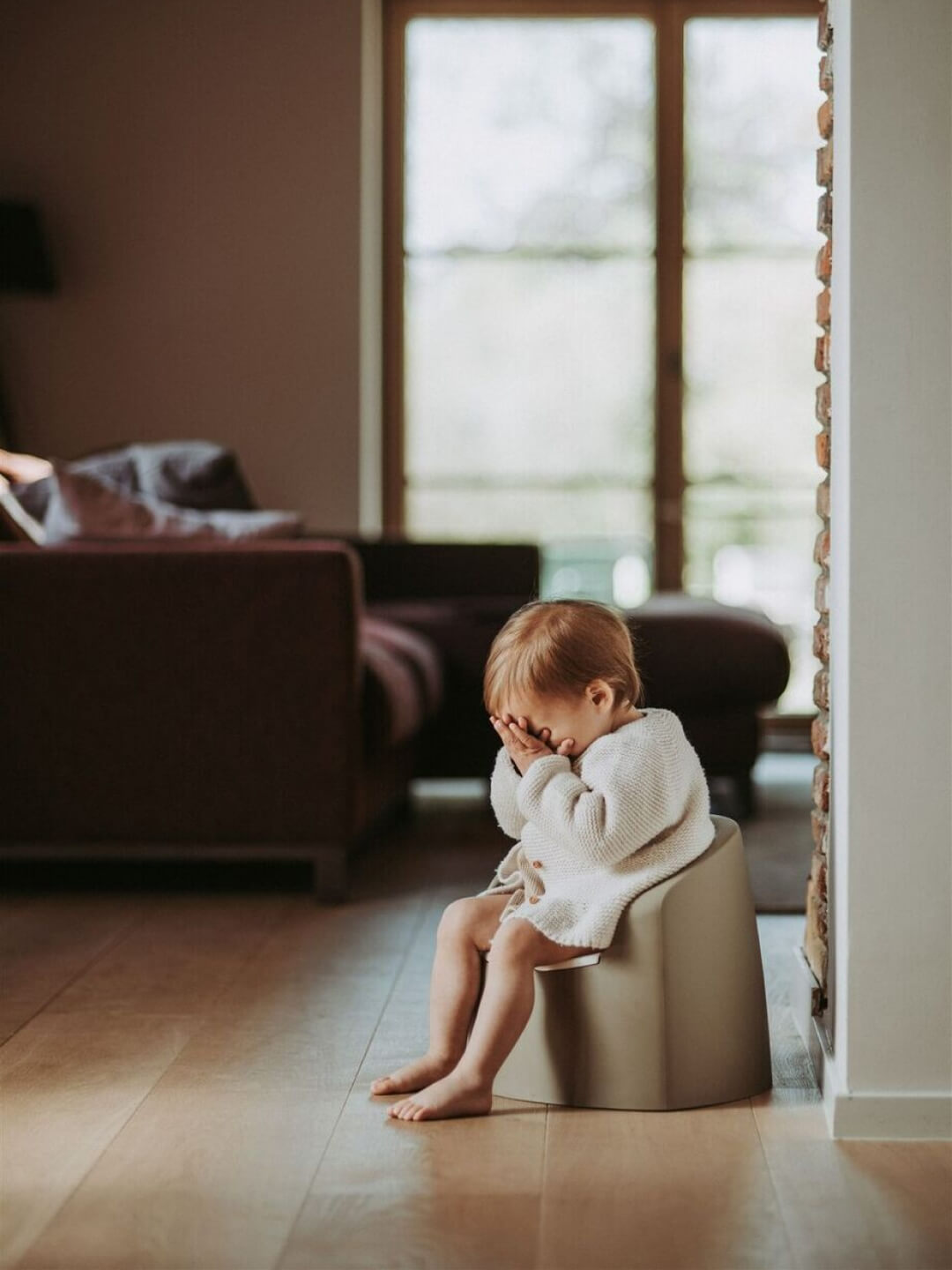 Quax ergonomiskas naktipuodis vaikams Thyme vaiku higienos priemones kid using