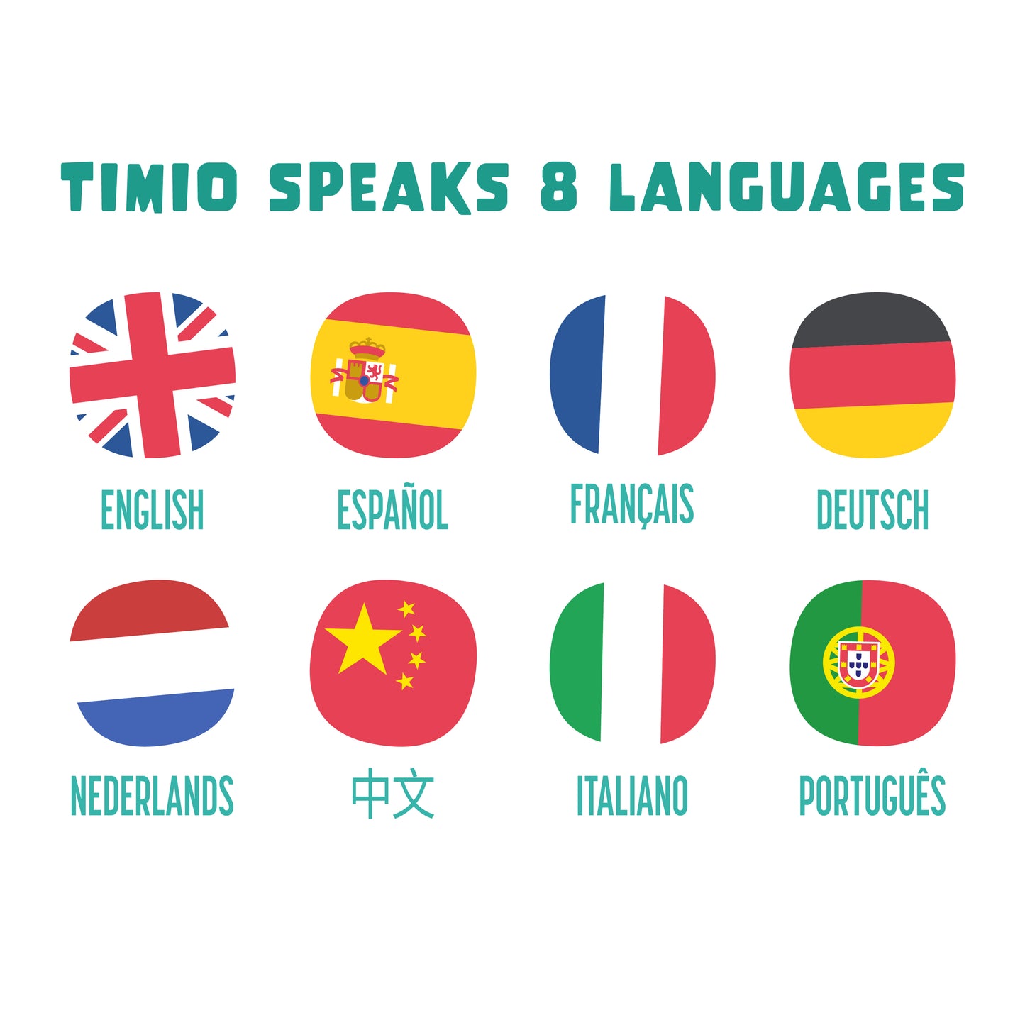 TIMIO muzikos grotuvas vaikams edukaciniai interaktyvus zaislai 8 kalbos