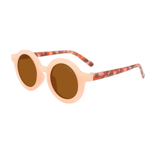 Grech&Co vaikiški akiniai nuo saulės Blush Bloom Tortoise