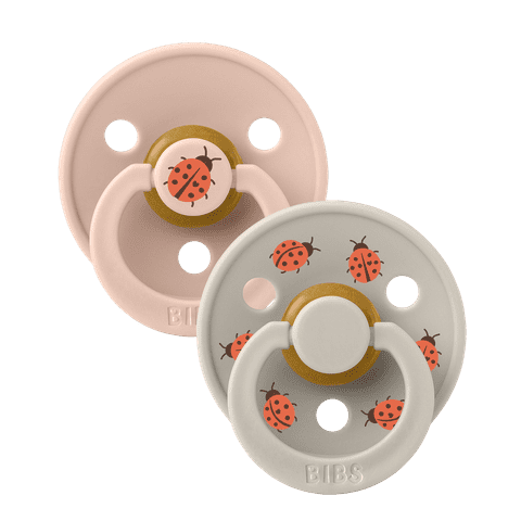Bibs Čiulptukai Studio 2 dydis (6 - 18 mėn) Ladybug/Blush