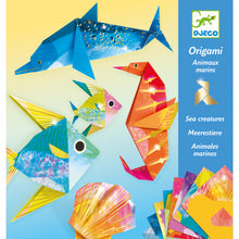 Įkelti vaizdą į galerijos rodinį, Djeco origami rinkinys jūros gyvūnai
