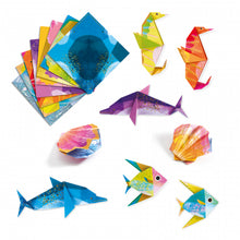Įkelti vaizdą į galerijos rodinį, Djeco origami rinkinys jūros gyvūnai
