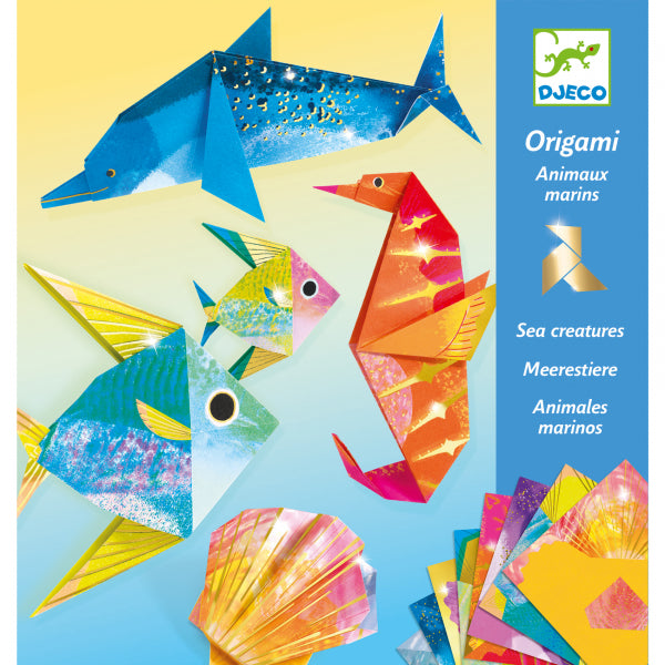 Djeco origami rinkinys jūros gyvūnai