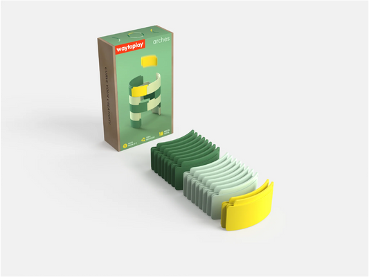 WayToPlay Arches 18 dalių rinkinys - automobilių trasa vaikams