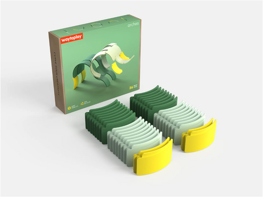 WayToPlay Arches 36 dalių rinkinys - automobilių trasa vaikams