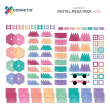 Įkelti vaizdą į galerijos rodinį, Connetix 202 daliu magnetinis konstruktorius - Pastel Mega pack Lavinamieji Zaislai full set
