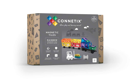 Connetix 50 daliu magnetinis konstruktorius - Transport pack Lavinamieji Zaislai