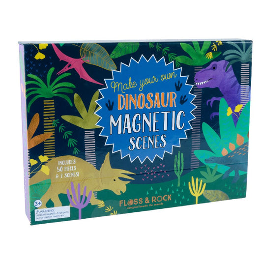 Floss&Rock Dinozauras Magnetinis zaidimas edukaciniai zaislai lavinamieji zaislai