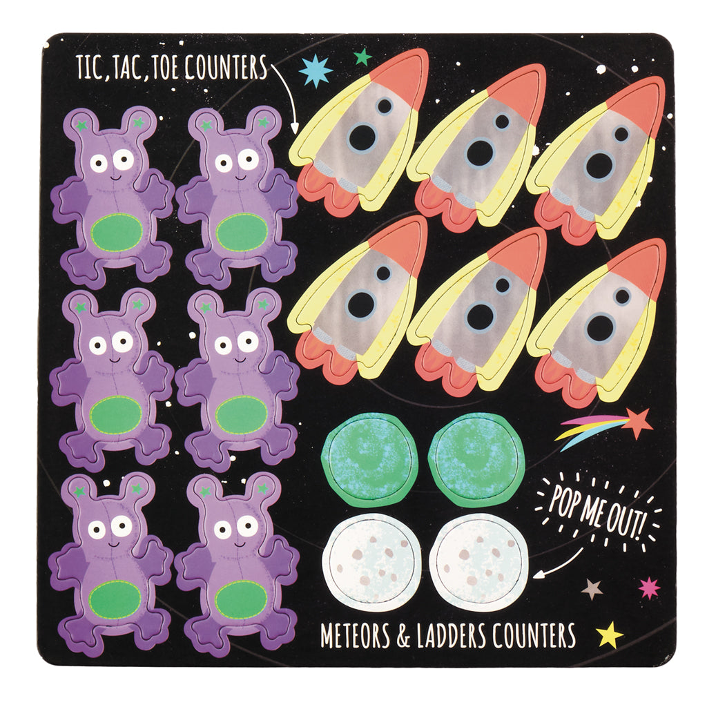 Floss&Rock Kosmosas  Magnetinis zaidimas 4 in 1 edukaciniai zaislai lavinamieji zaislai rocket alien figures
