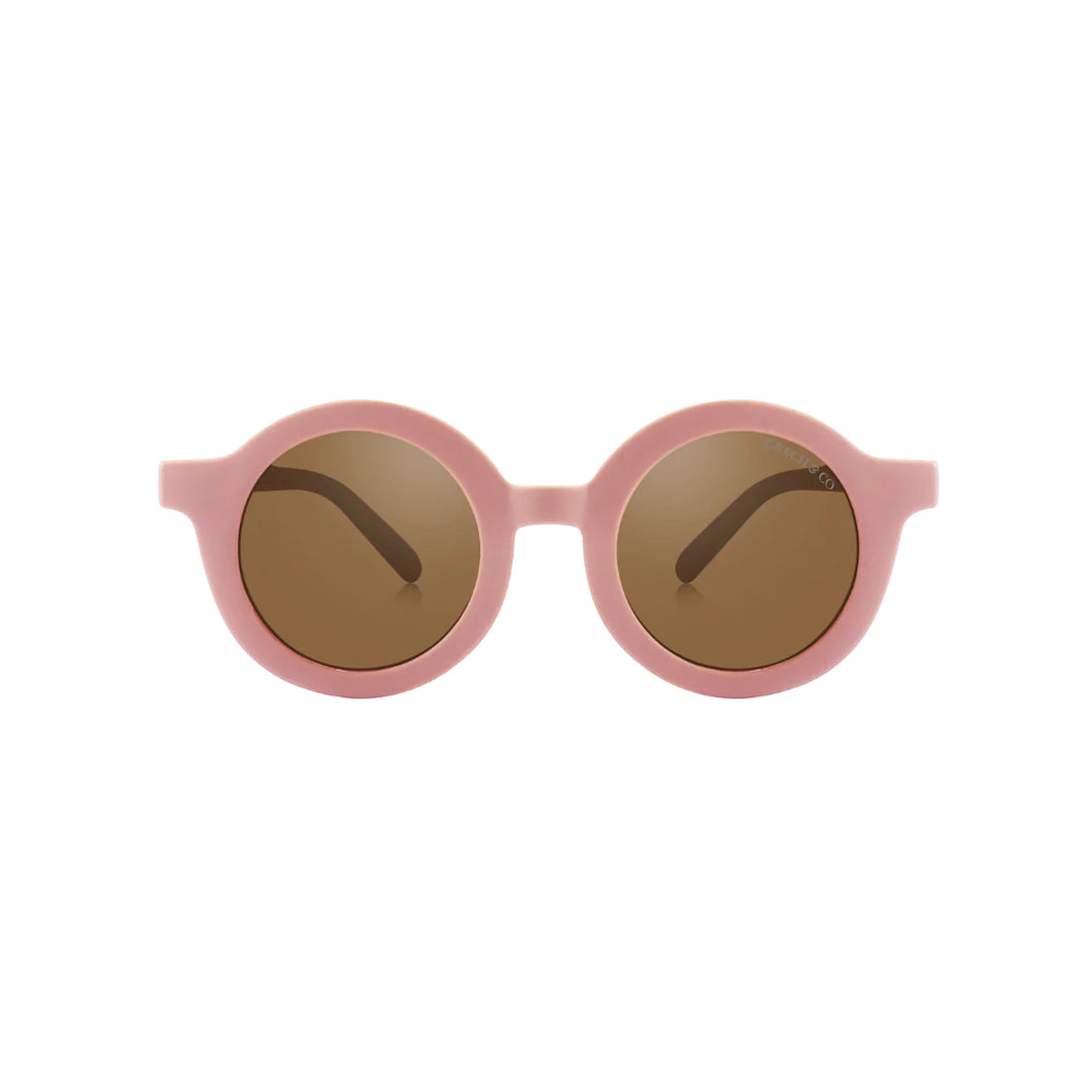 Grech&Co vaikiški akiniai nuo saulės Blush Bloom lankstūs