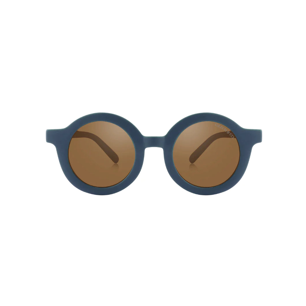 Grech&Co vaikiški akiniai nuo saulės Desert Teal lankstūs