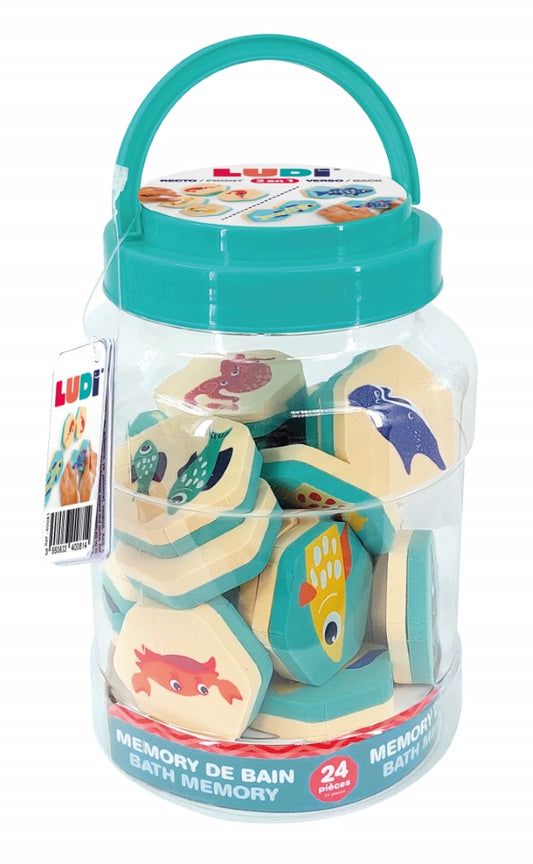 LUDI Atminties korteles 24 vnt. vonios zaislas vandens zaislai vonios zaislai packed