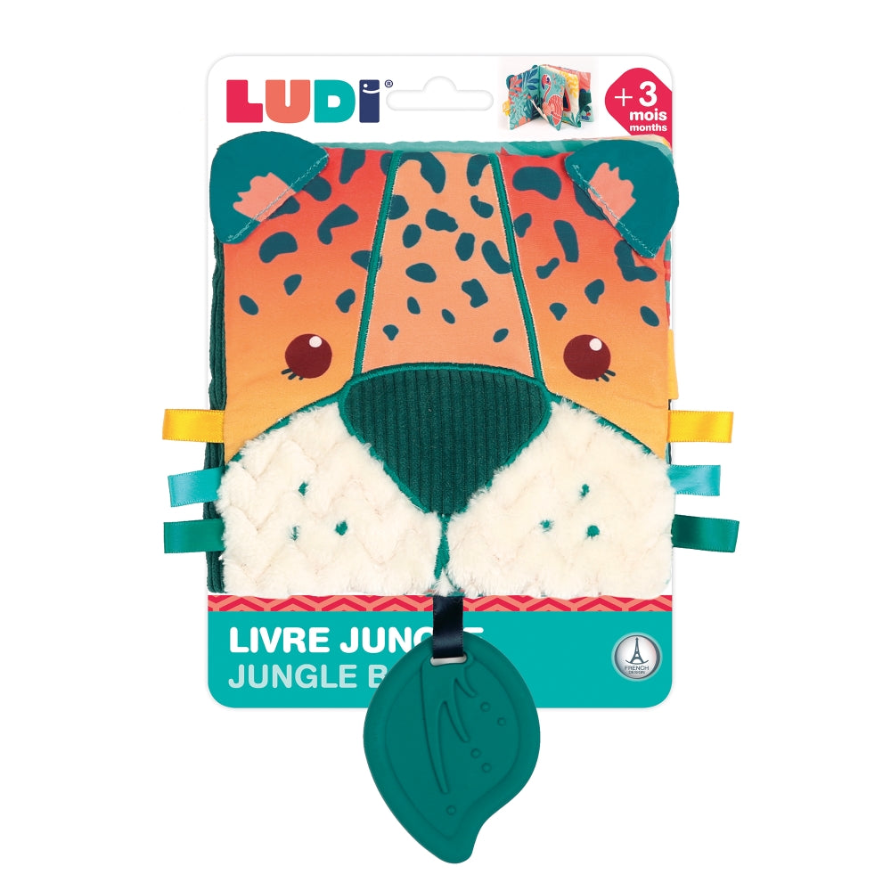 LUDI Dziungles medziagine minksta knygute kudikiui packed lavinamieji zaislai