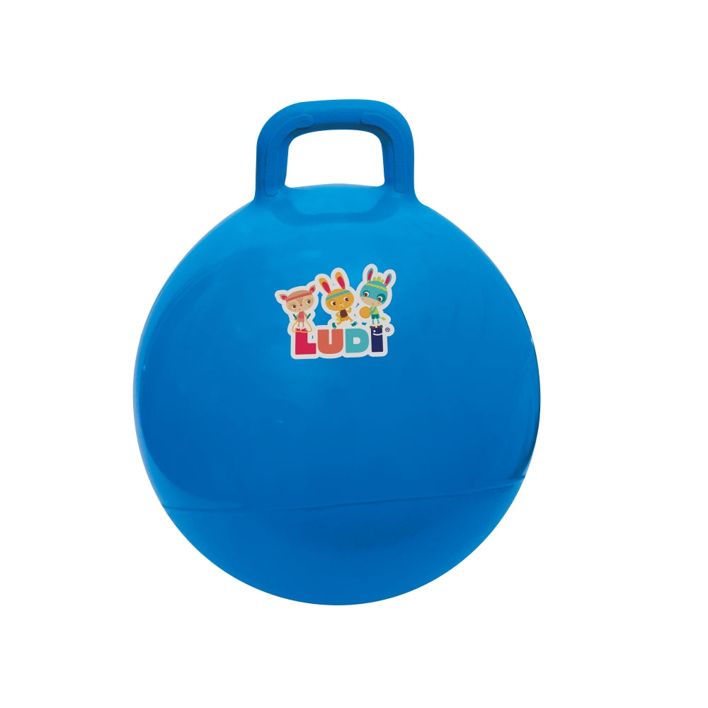 LUDI Melynas sokinejimo kamuolys sokliukas 45 cm