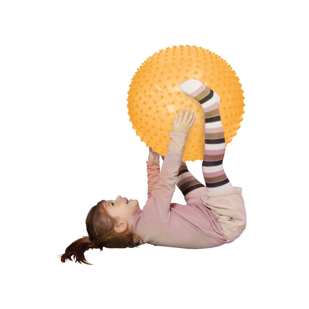 LUDI Sensorinis kamuolys mankstai 45 cm sensoriniai kamuliai masazui kid playing